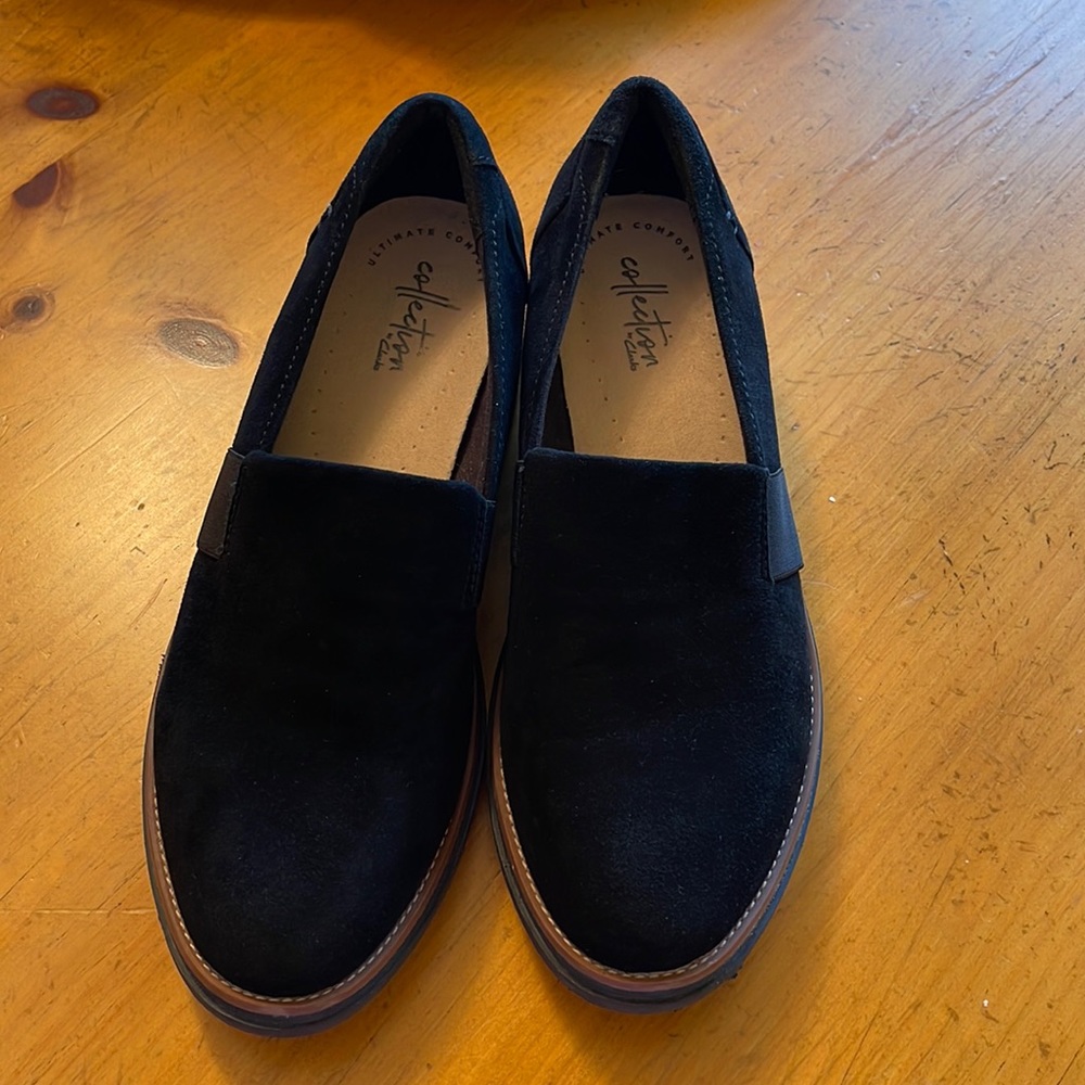 Gorgeous Clark’s. Ultimate Comfort, comfortable, comfortable. Style w anything.